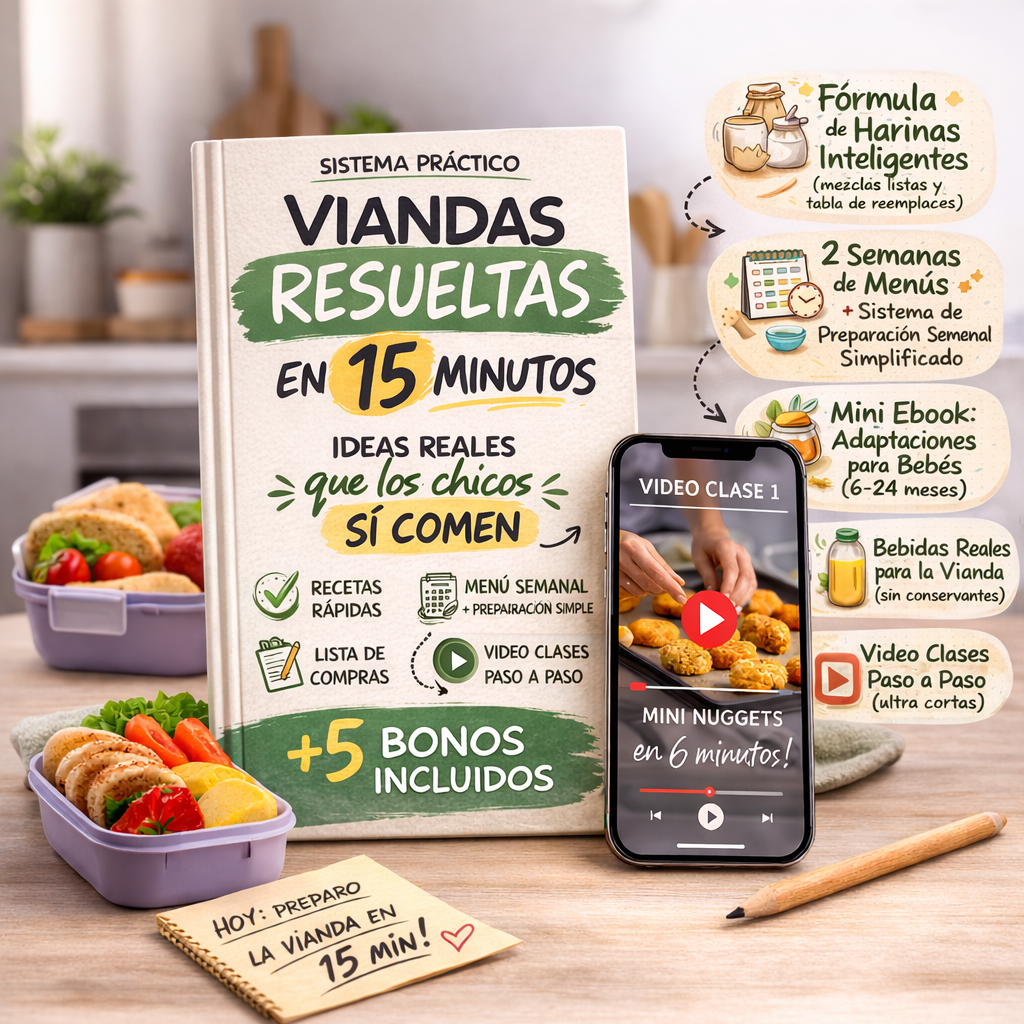 EBOOK | Métodos Viandas Resueltas + 5 Bonus